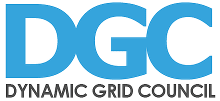 Logo of the dynamic grid council featuring the acronym 