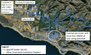 A map of the area around vallecito reservoir.