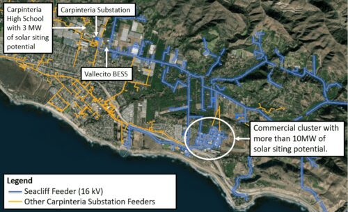 A map of the area around vallecito reservoir.