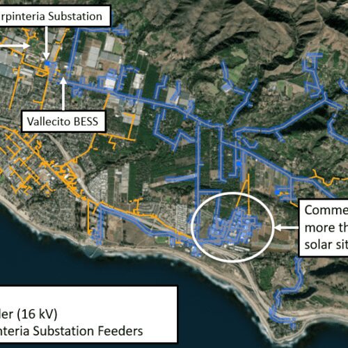 A map of the area around vallecito reservoir.
