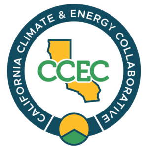 A logo of california climate and energy collaborative.