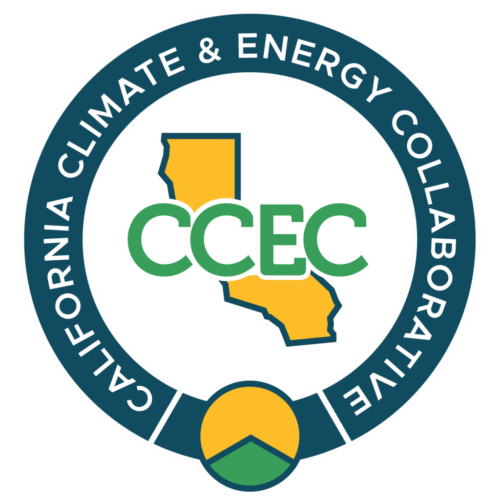 A logo of california climate and energy collaborative.