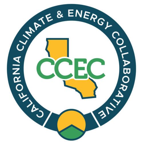 A logo of california climate and energy collaborative.