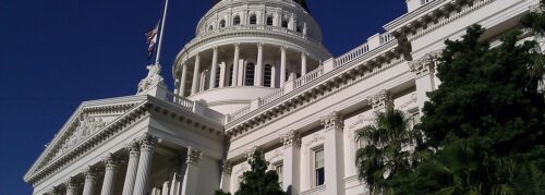 A close up of the capitol building in washington dc