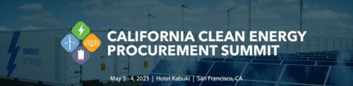 California Clean Energy Procurement Summit masthead 2023