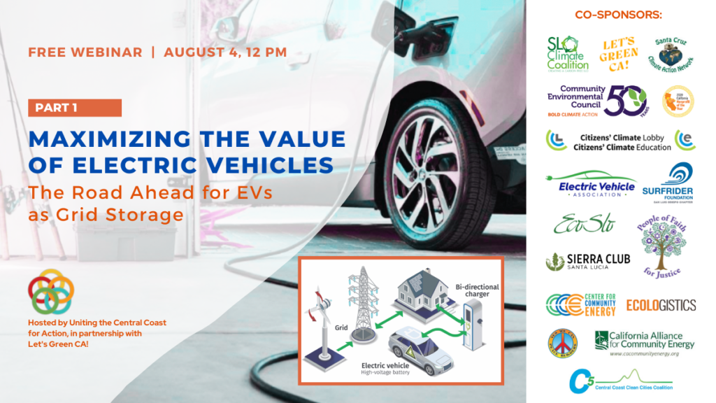 A poster with an electric vehicle charging station and the words " preparing the value of electric vehicles ".