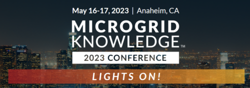 A banner that says micrograte knowledge 2 0 2 3 conference.