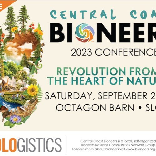 A poster for the central coast bioenergy conference.